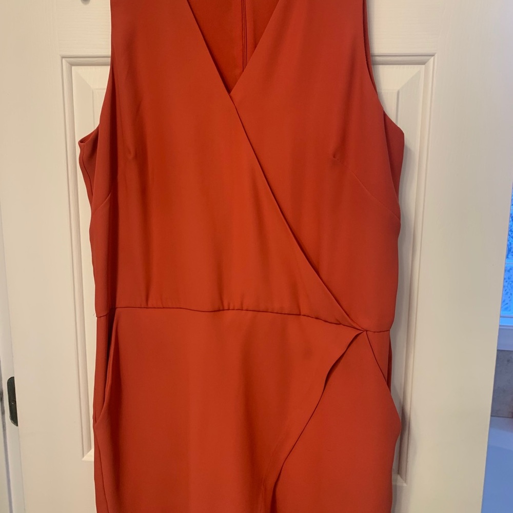 White House Black Market Coral Romper